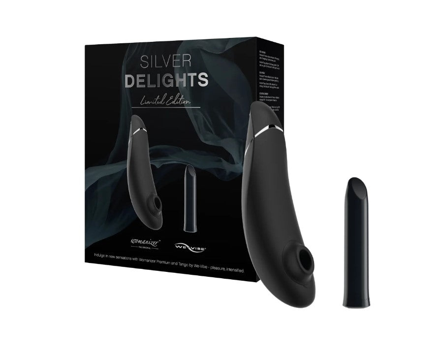 SILVER DELIGHTS Clitoral Stimulator Box - WOMANIZER & WE-VIBE Womanizer - Boutique Séduction