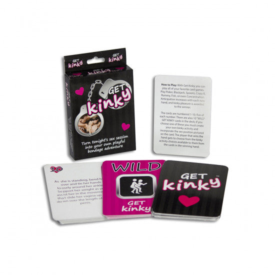 Card game - Get Kinky - English Entrenue - Boutique Séduction