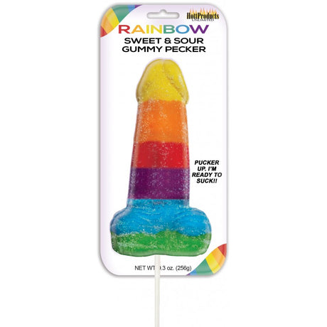 RAINBOW GUMMY PECKER Rainbow Flavor - HOTT PRODUCTS Hott Products - Boutique Séduction