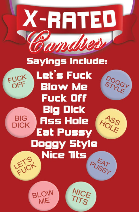 X-Rated Candies Hott Products - Boutique Séduction