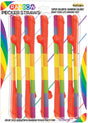 RAINBOW Peckers Straws - 10 pack Hott Products - Boutique Séduction