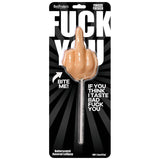 FUCK YOU Butterscotch Flavored Lollipop - HOTT PRODUCTS Hott Products - Boutique Séduction