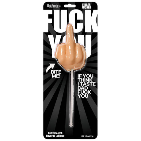 FUCK YOU Butterscotch Flavored Lollipop - HOTT PRODUCTS Hott Products - Boutique Séduction