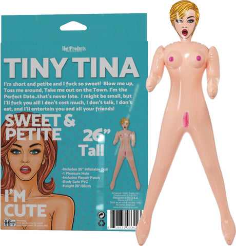 TINY TINA Mini Inflatable Doll - HOTT PRODUCTS Hott Products - Boutique Séduction