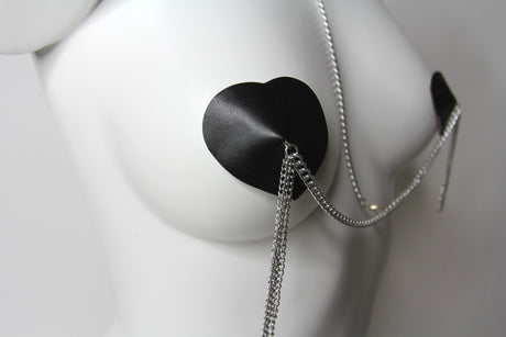 DOMINATRIX Pasties With Necklace - NIPPLICIOUS Hott Products - Boutique Séduction