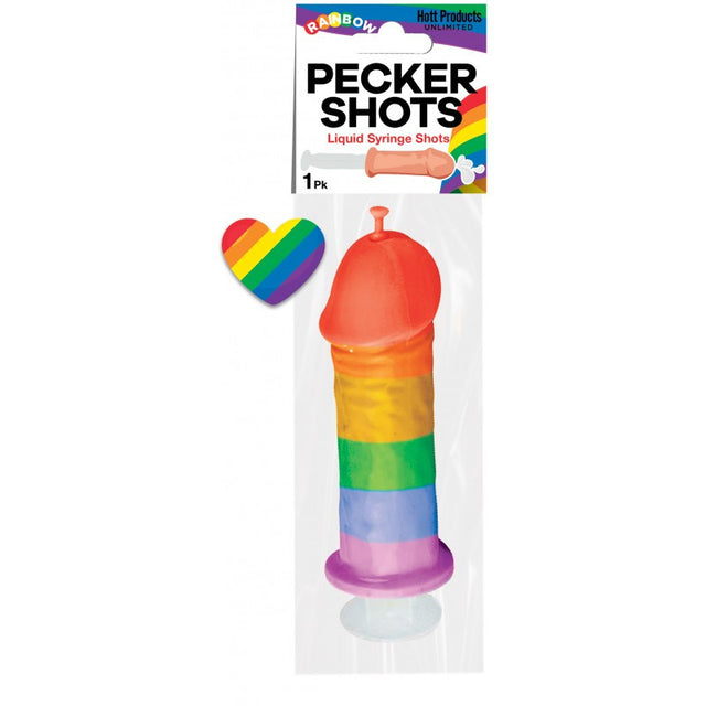 PECKER SHOTS Liquid Syringe Shots Raindow - HOTT PRODUCTS Hott Products - Boutique Séduction