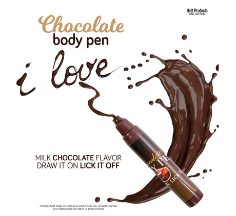 CHOCOLATE Body Pen - LUSTY LICKERS Hott Products - Boutique Séduction