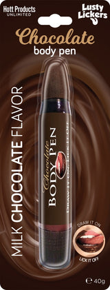 CHOCOLATE Body Pen - LUSTY LICKERS Hott Products - Boutique Séduction