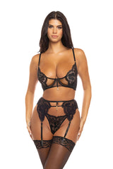 FEMI Lace 3Pc Set - OH LÀ LÀ CHÉRI Oh La La Cheri - Boutique Séduction