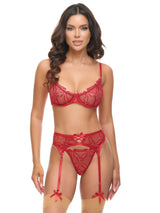 Mariah 3Pc Sheer Set