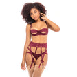 SIENNA 3Pcs Satin and Lace Set - OH LÀ LÀ CHÉRI Oh La La Cheri - Boutique Séduction