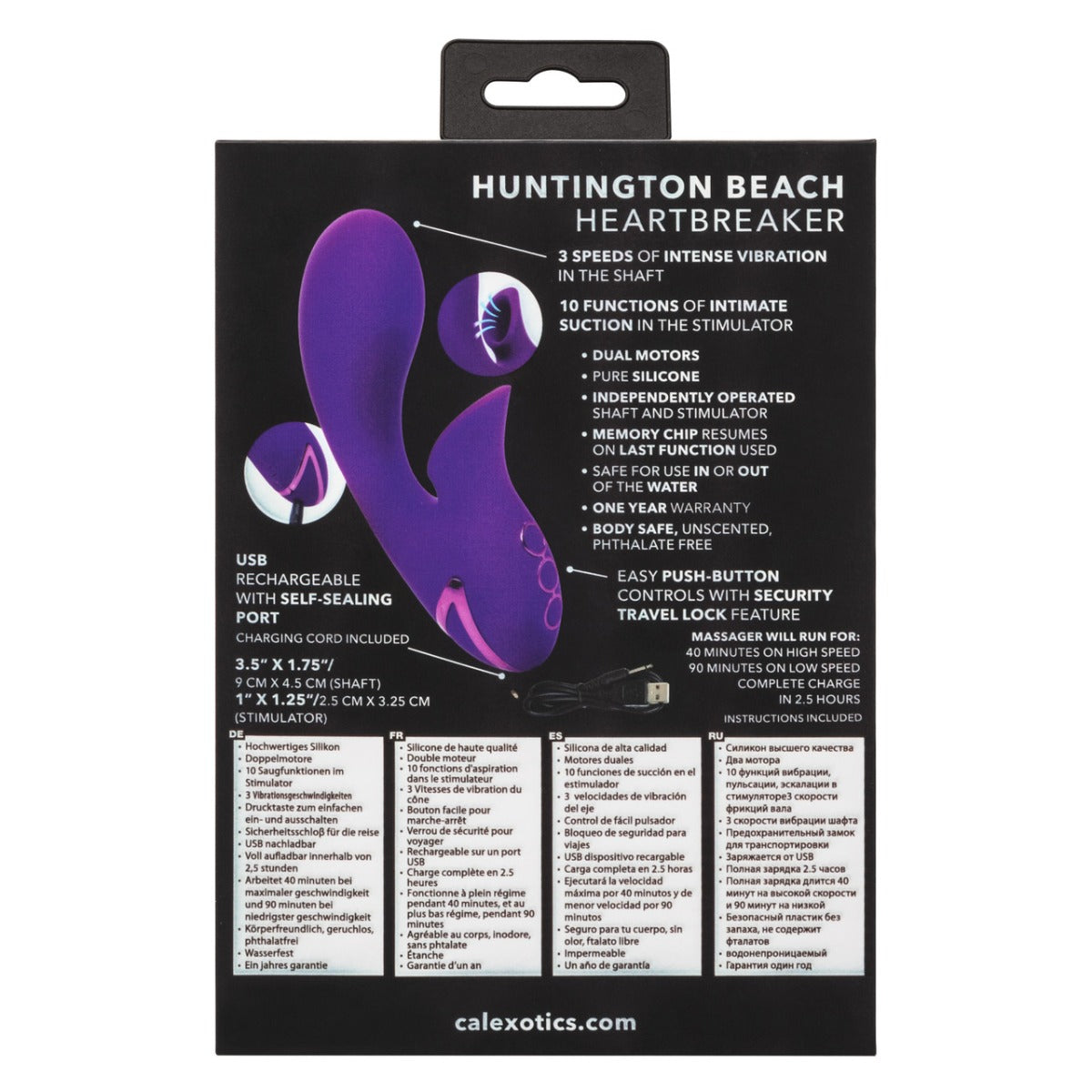 HUNTINGTON BEACH Dual Stimulator - CALIFORNIA DREAMING California Dreaming - Boutique Séduction