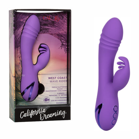 Double stimulation vibrator - California Dreaming - West coast Wave Rider California Dreaming - Boutique Séduction