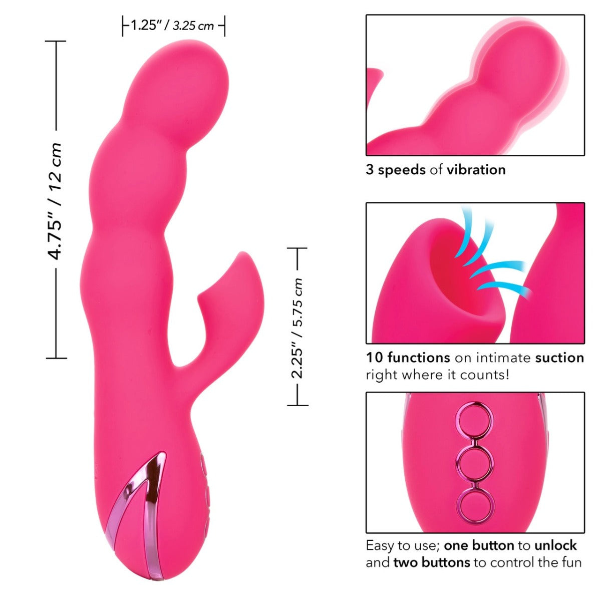 OCEANSIDE ORGASM Dual Stimulator Vibrator - CALIFORNIA DREAMING California Dreaming - Boutique Séduction