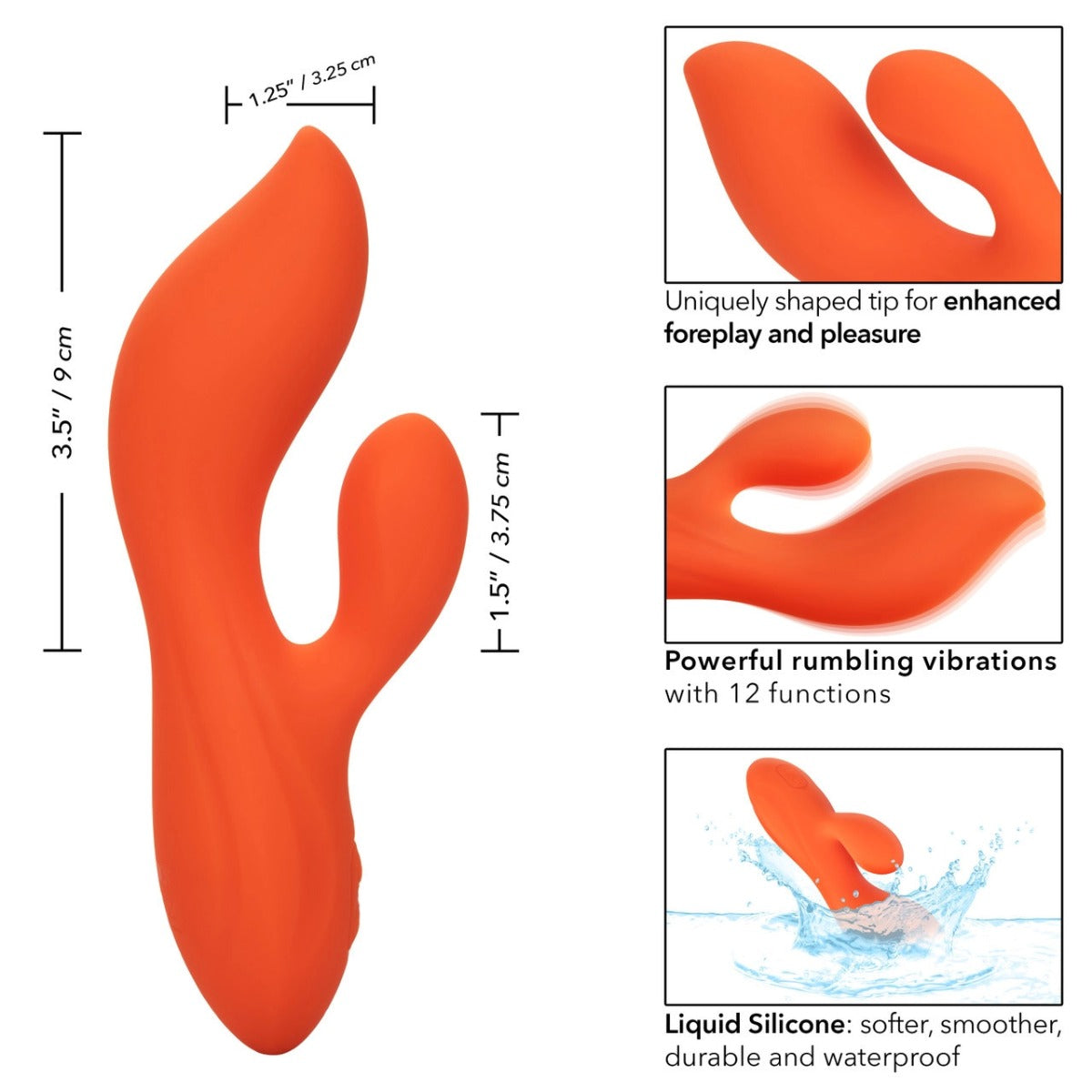 DUAL TEASER Double Stimulation Vibrator - STELLA Stella - Boutique Séduction