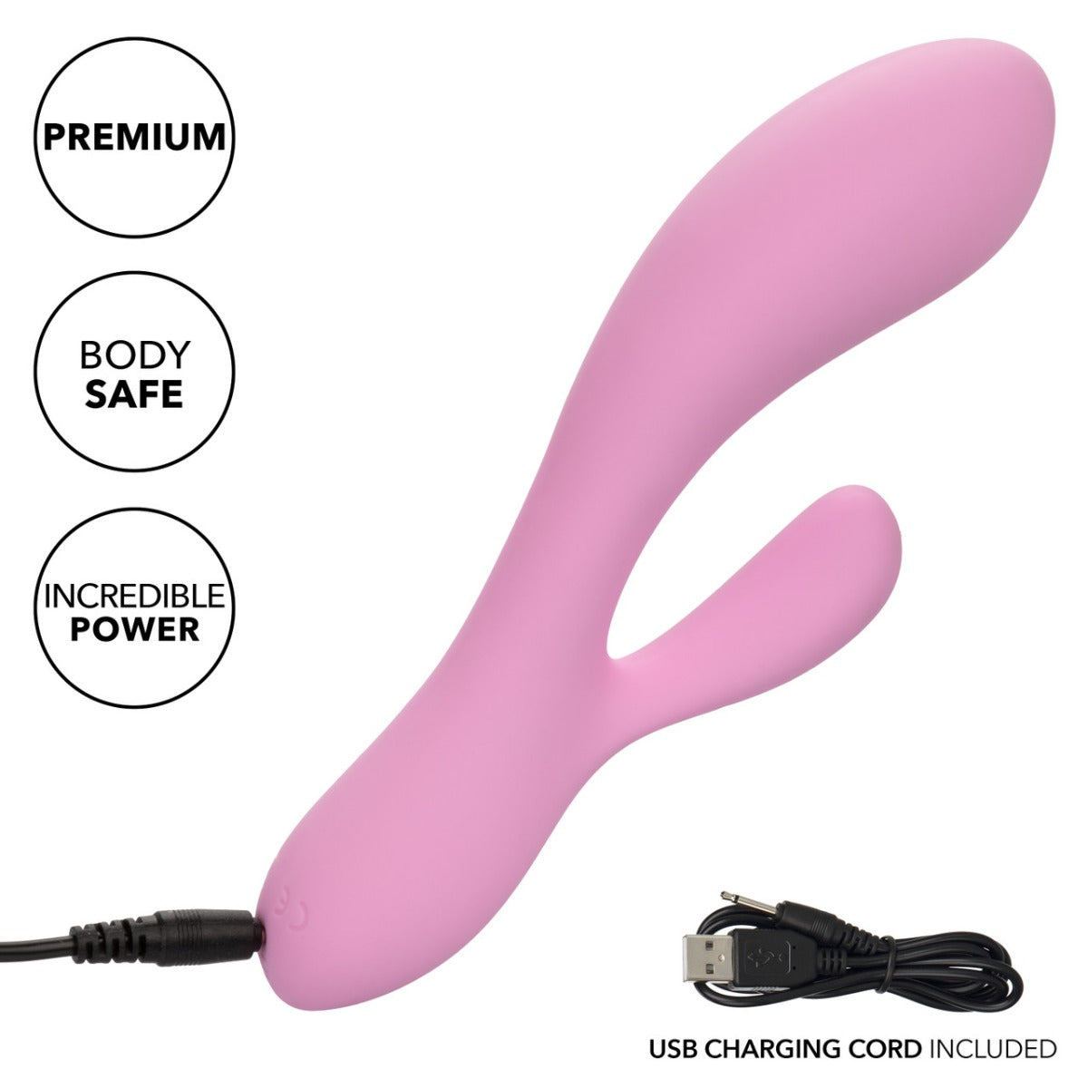 Double Stimulation Vibrator - Zoie - Contour - Calexotics Contour - Boutique Séduction