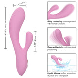 Double Stimulation Vibrator - Zoie - Contour - Calexotics Contour - Boutique Séduction