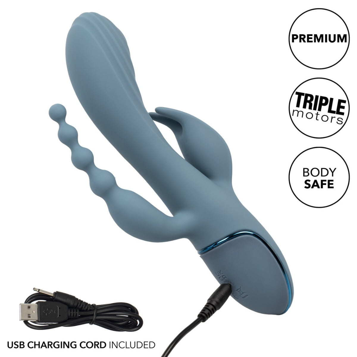 TRIPLE ECSTASY Vibrator - CALEXOTICS Calexotics - Boutique Séduction