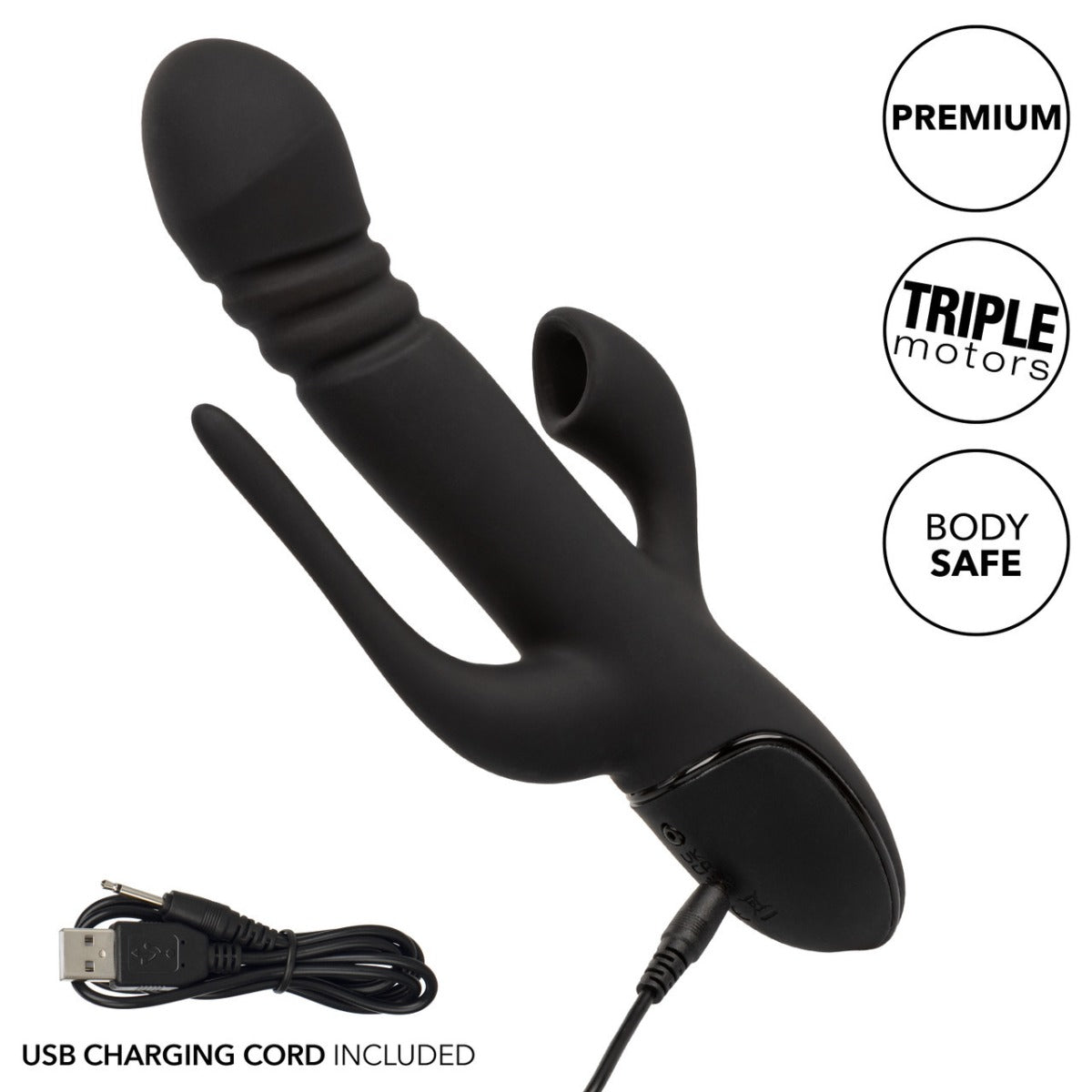 TRIPLE EUPHORIA Vibrator - CALEXOTICS Calexotics - Boutique Séduction