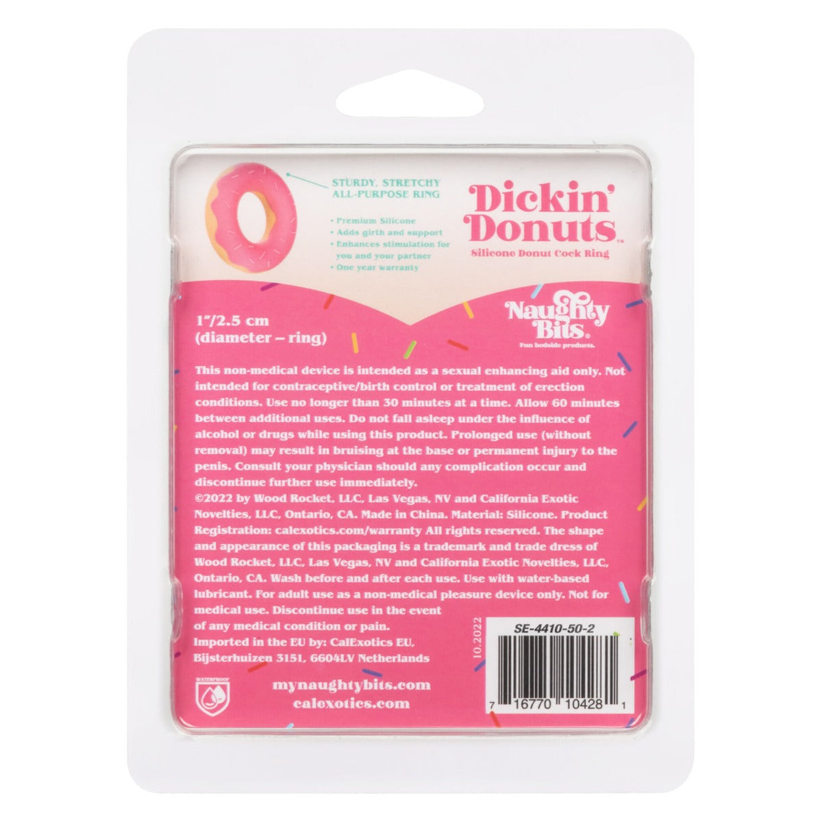 DICKIN DONUT Silicone Donut Cock Ring - NAUGHTY BITS Naughty Bits - Boutique Séduction