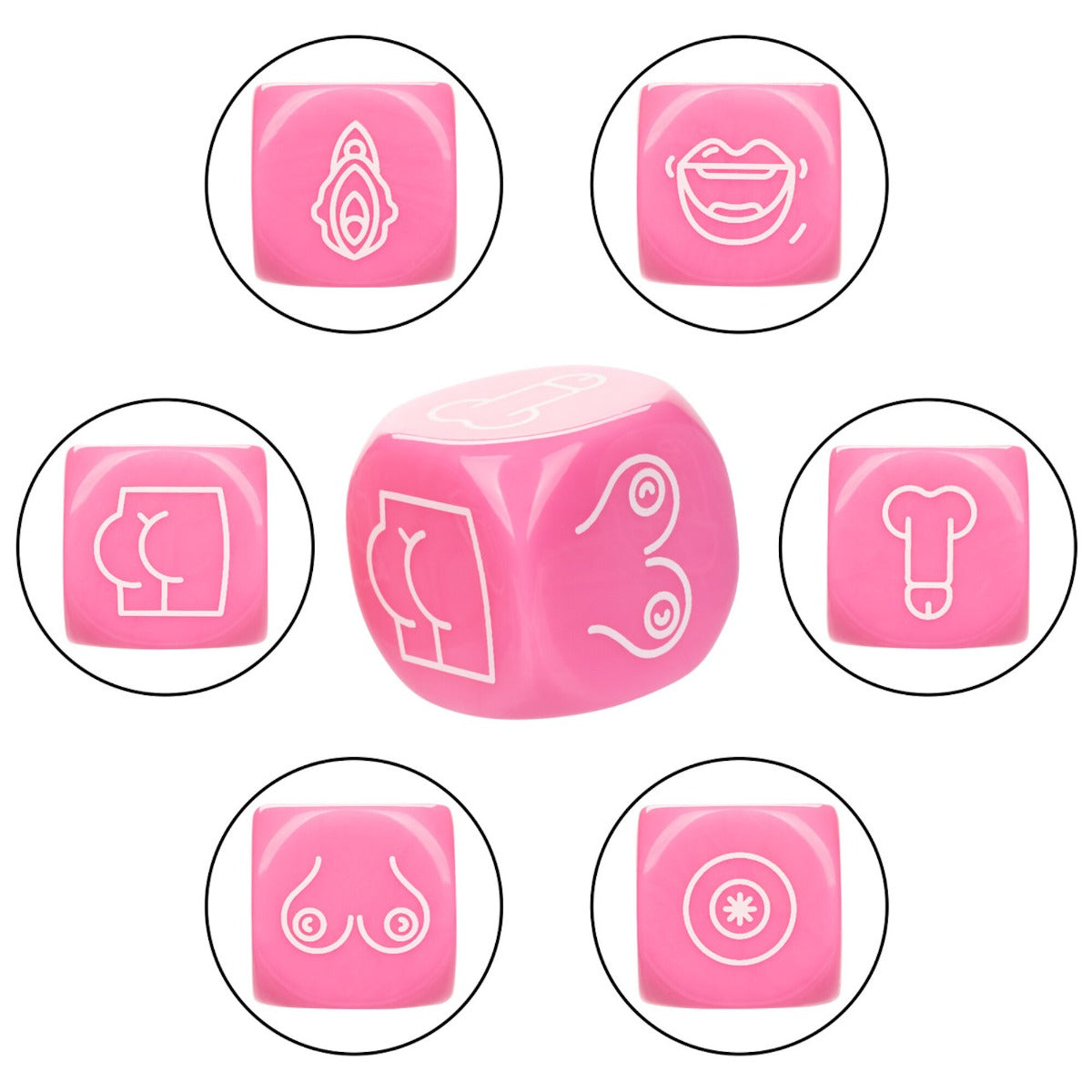 ROLL WITH IT Icon Based Sex Dice Game - NAUGHTY BITS Naughty Bits - Boutique Séduction