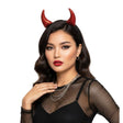 Red Glitter Devil Horns