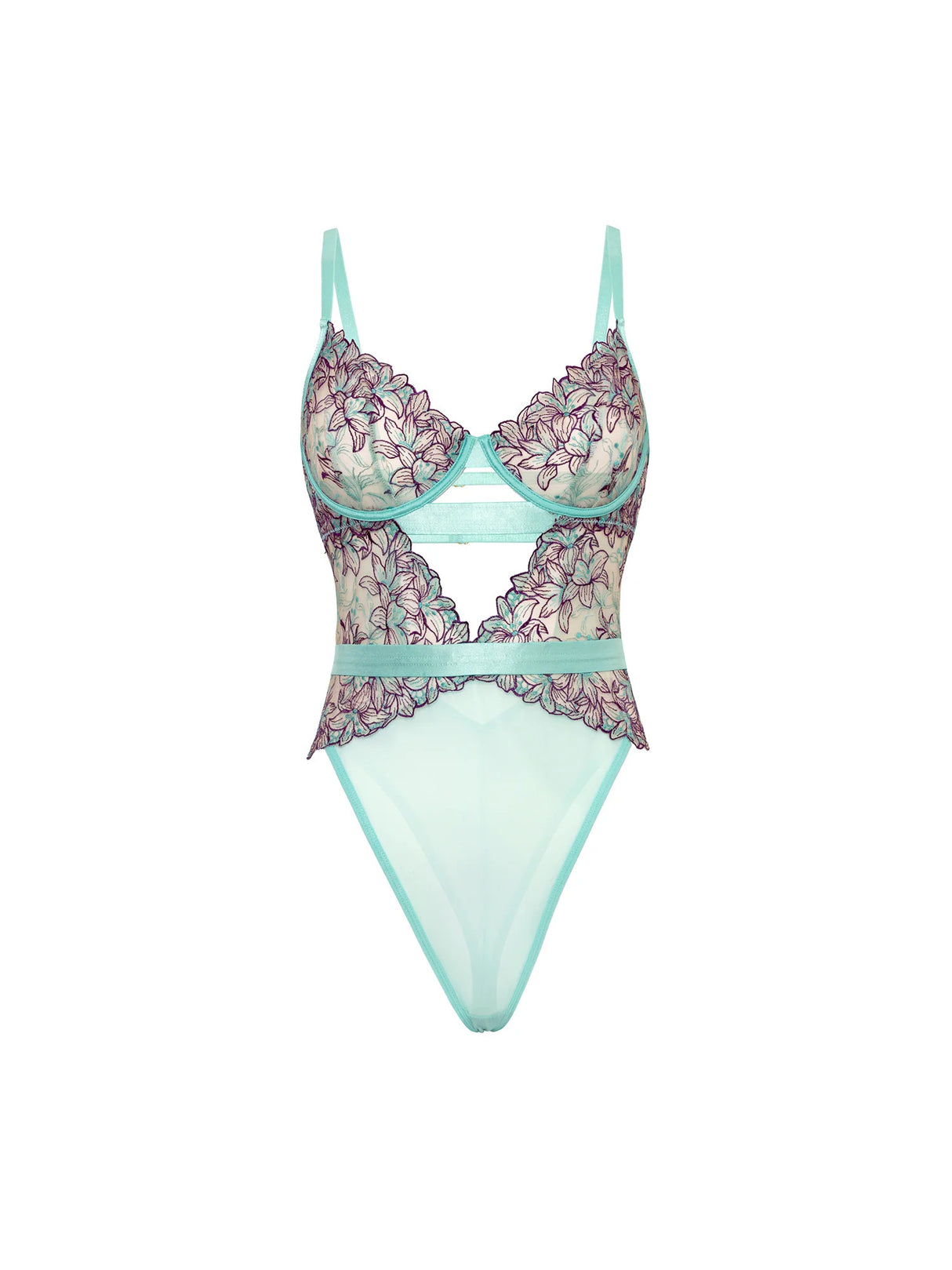 Adaline Teddy en Maille Brodée
