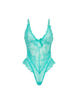 Valentine Teddy en Dentelle Transparent