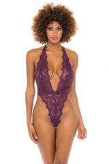 High-leg lace teddy - Oh Là Là Chéri - Alessa Oh La La Cheri - Boutique Séduction