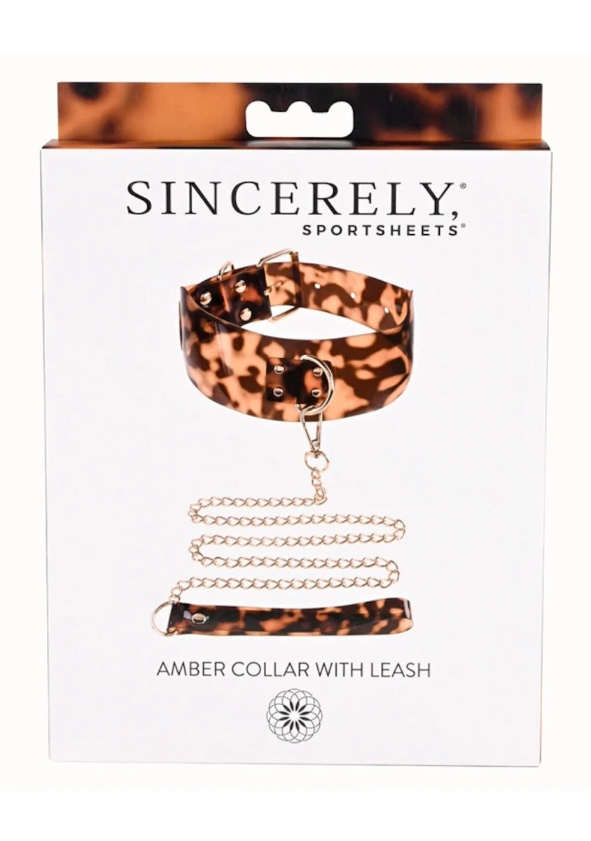 Amber Collar With Leash - SINCERELY Sincerely - Boutique Séduction