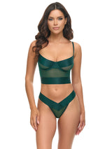 Oh La La Cheri - Gia 2Pc Strappy Mesh Set - Boutique Séduction