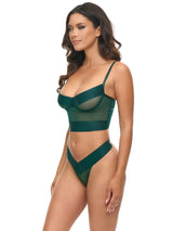 Oh La La Cheri - Gia 2Pc Strappy Mesh Set - Boutique Séduction