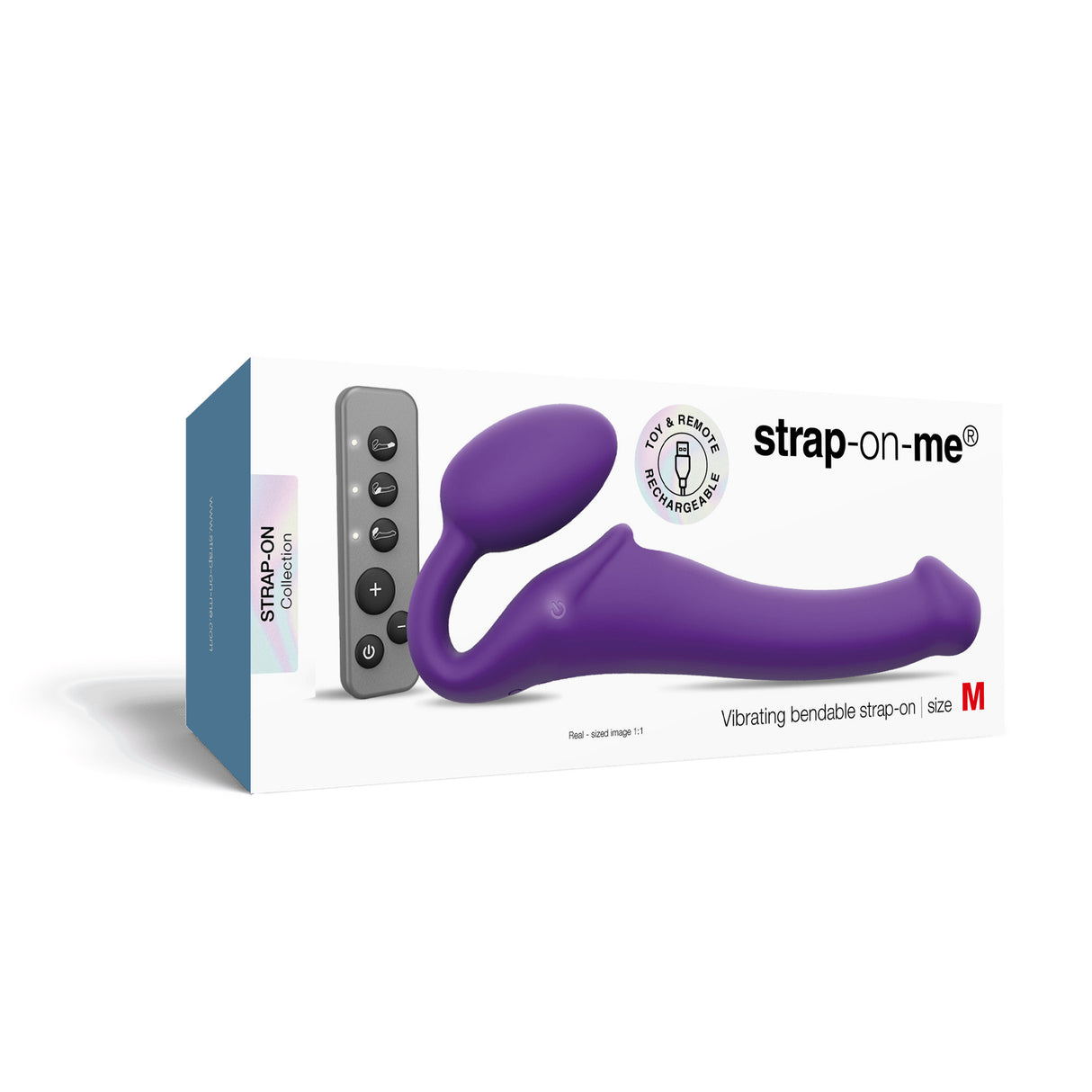 Strap-on-me - Vibrating Bendable Strap-On 3 Motors - Boutique Séduction