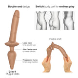 SWITCH PLUG-IN Realistic Dildo - STRAP-ON-ME - XXL Strap-on-me - Boutique Séduction