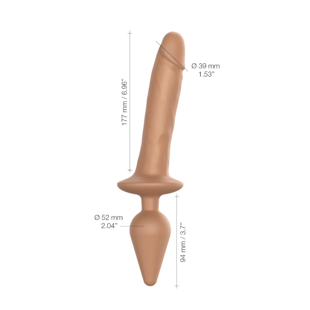 SWITCH PLUG-IN Realistic Dildo - STRAP-ON-ME - XXL Strap-on-me - Boutique Séduction