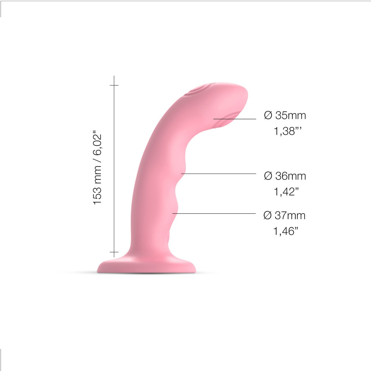 WAVE Tapping Dildo - STRAP-ON-ME Strap-on-me - Boutique Séduction