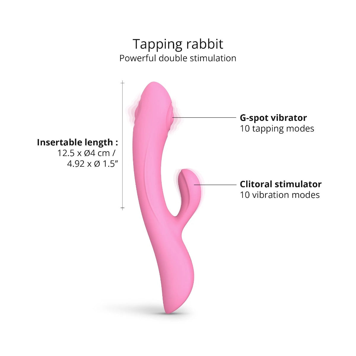 BUNNY & CLYDE Double Stimulation Vibrator - LOVE TO LOVE Love to Love - Boutique Séduction