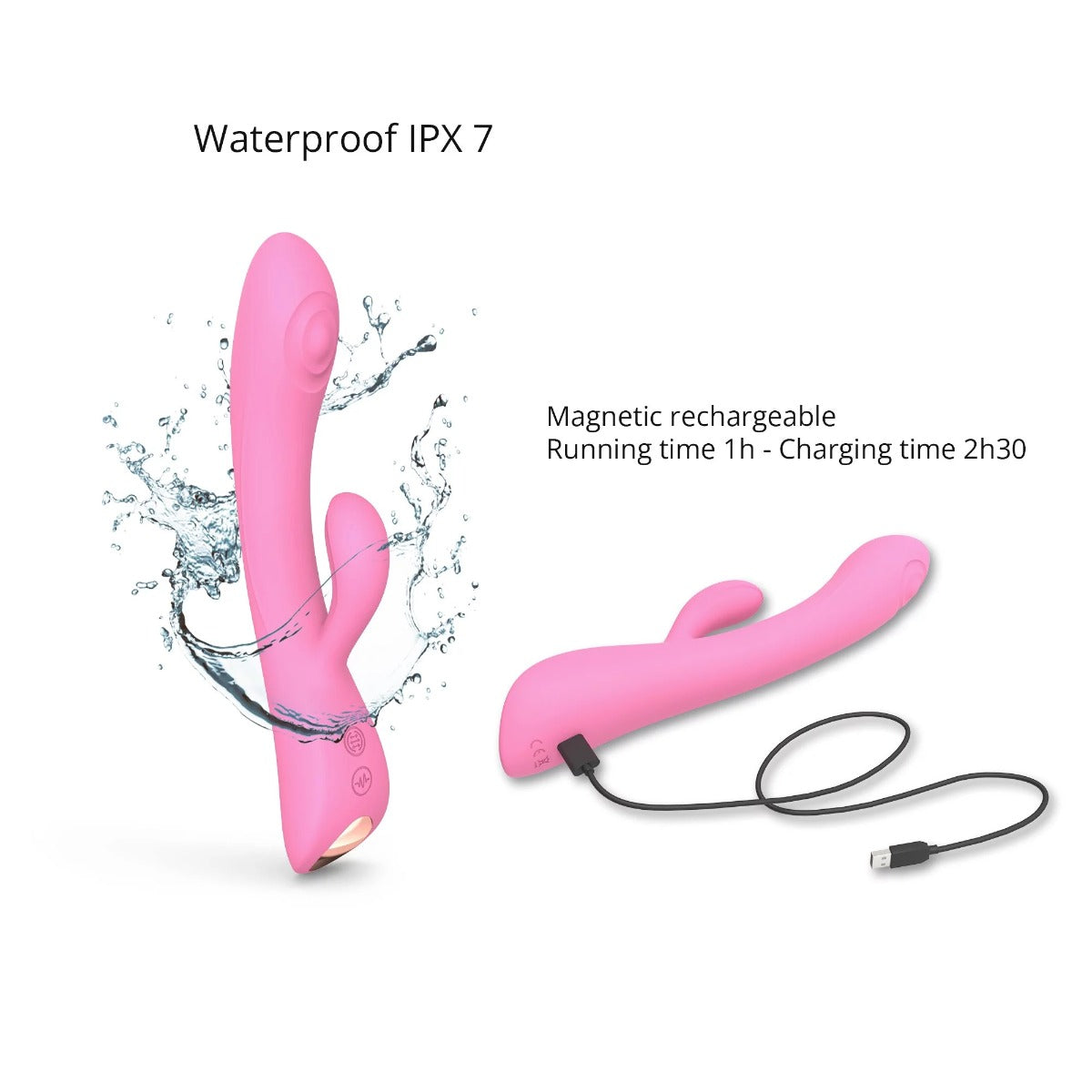 BUNNY & CLYDE Double Stimulation Vibrator - LOVE TO LOVE Love to Love - Boutique Séduction