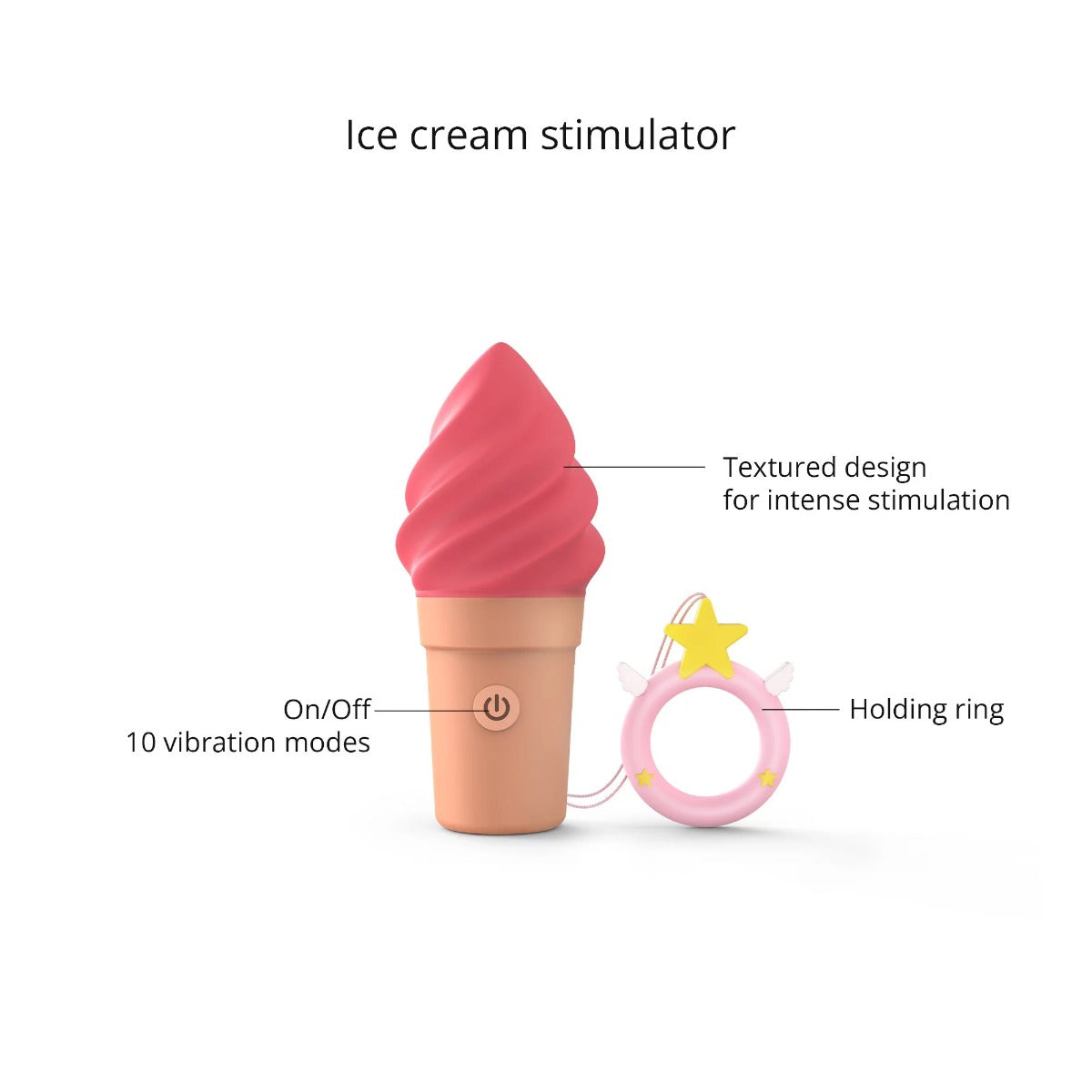 CAND'ICE Pop & Jolly Stimulator - LOVE TO LOVE Love to Love - Boutique Séduction