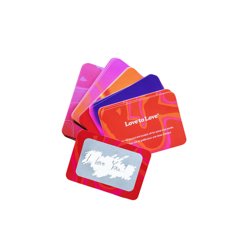 Love to Love - Glimmers Scratch Off Personalized Message Kit - Boutique Séduction