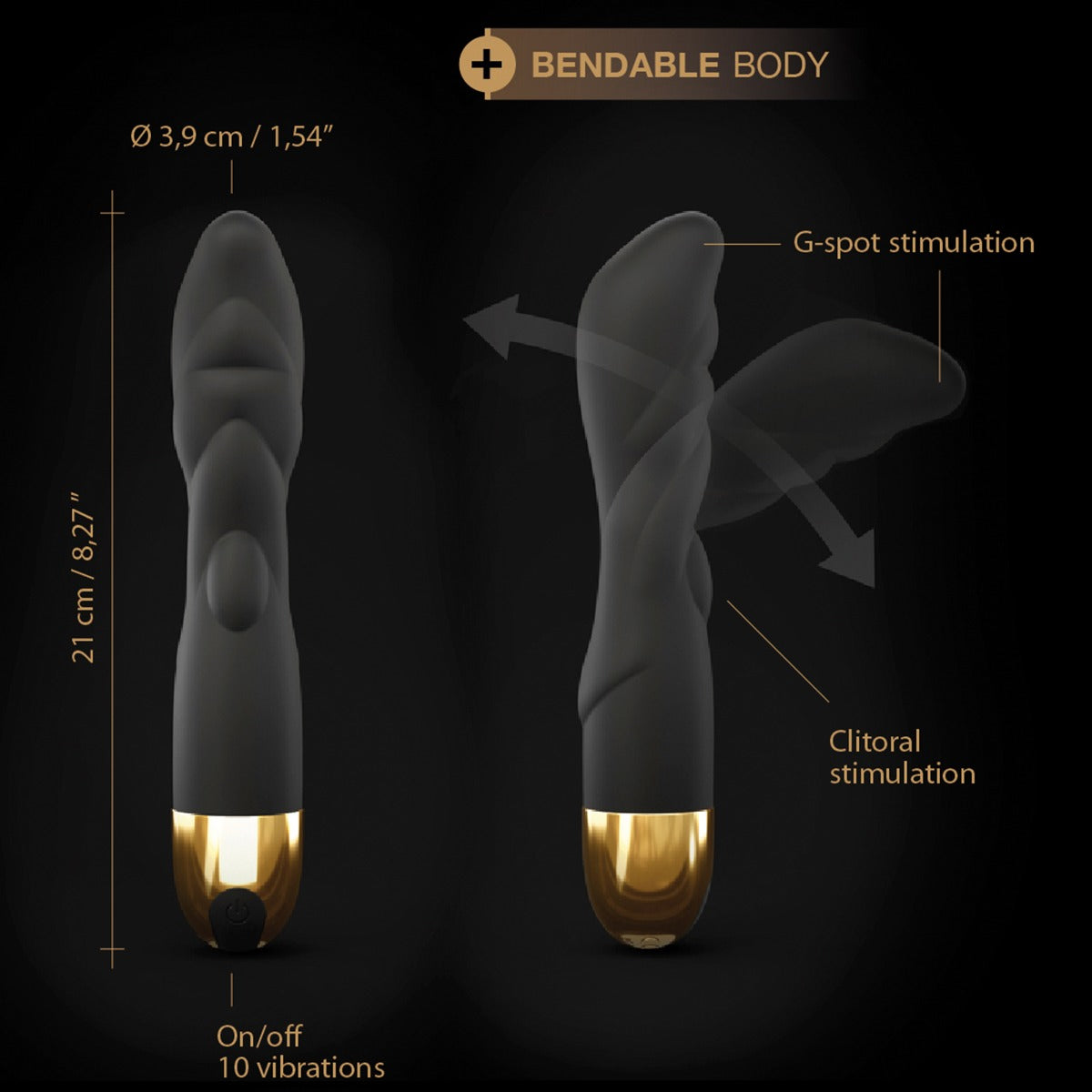 FLEXI & JOY Double stimulation Bendable - DORCEL Dorcel - Boutique Séduction