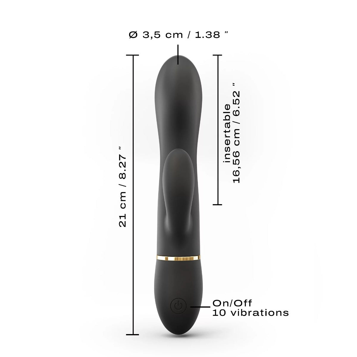 GLAM RABBIT Dual Stimulation - DORCEL Dorcel - Boutique Séduction