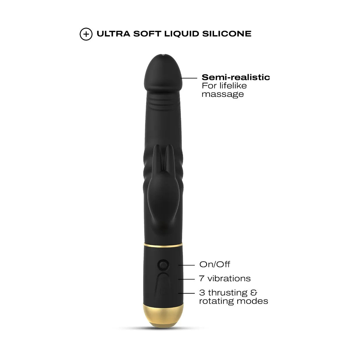 FURIOUS RABBIT 2.0 Double Vibrator - DORCEL Dorcel - Boutique Séduction