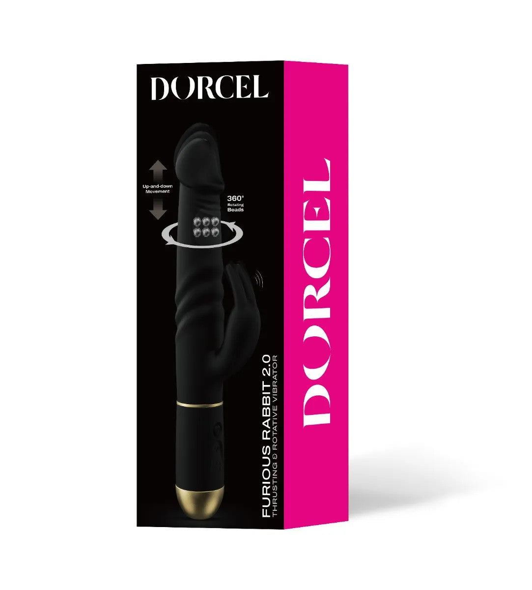 FURIOUS RABBIT 2.0 Double Vibrator - DORCEL Dorcel - Boutique Séduction