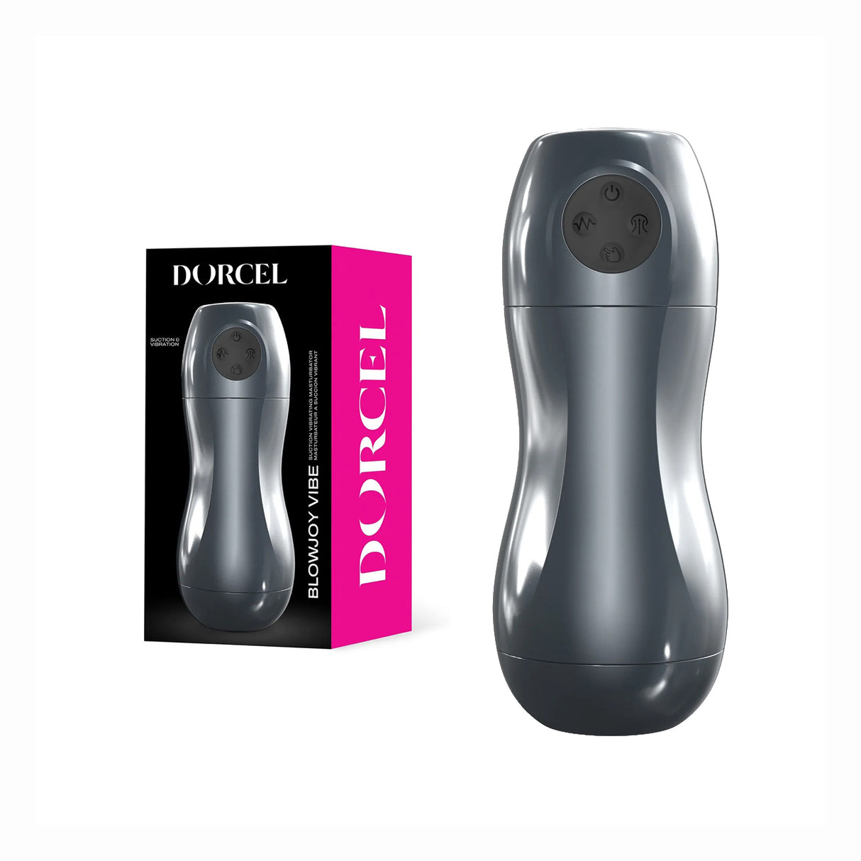 Blowjoy Vibe Vibrating Suction Male Masturbator