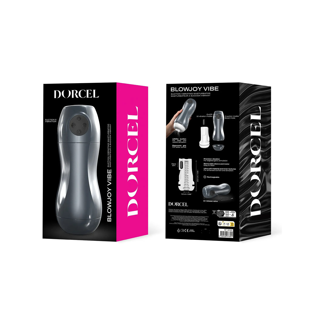 Blowjoy Vibe Vibrating Suction Male Masturbator