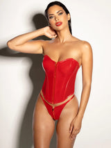 FETISH RIDER Bustier Set - OH LÀ LÀ CHÉRI Oh La La Cheri - Boutique Séduction