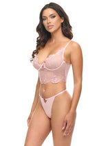 Oh La La Cheri - Clarissa Sheer Bustier Set - Boutique Séduction