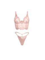 Oh La La Cheri - Clarissa Sheer Bustier Set - Boutique Séduction