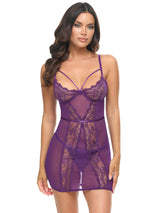 Denise Sheer Lace Babydoll